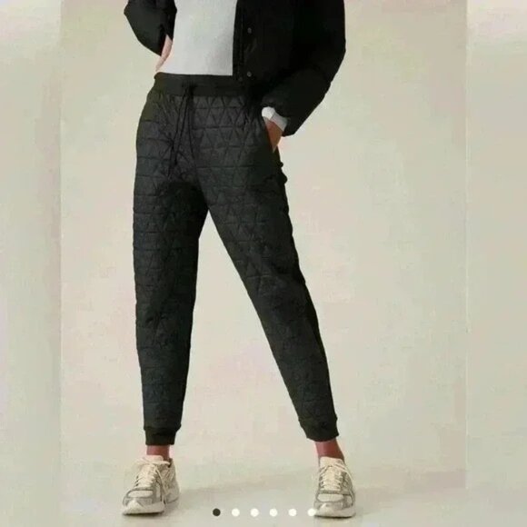 Athleta NEW Women's Black Solstice Jogger Pants Size 12 - Picture 1 of 6